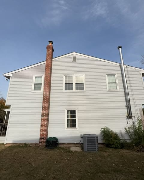 Residential siding after